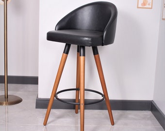 Wooden Bar stool, Industrial, Counter Stools - Great for commercial or home, handmade chair