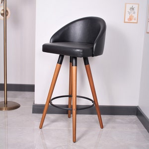 Wooden Bar stool, Industrial, Counter Stools - Great for commercial or home, handmade chair