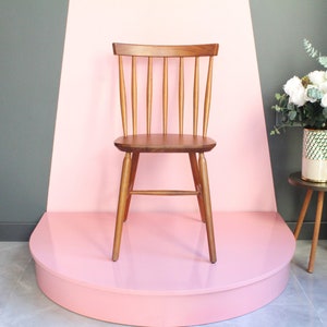 Vintage Dining Chair, Farmhouse Chair, Chic Farmhouse, Vintage Cottage Chair, Massive Chair, Solid Wood Chair, Rustic Design, 70&#39;s, 60&#39;s