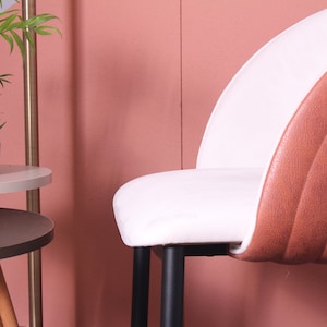 Dining Chair Brass Metal Arms, Chairs for Living Room, Chairs for Dining Room, With Upholstery