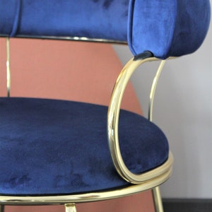 Dining Chair Metal Arms, Chairs for Living Room, Chairs for Dining Room, With Upholstery
