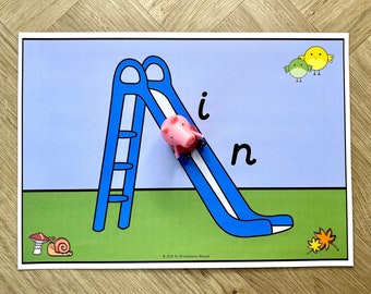Phase 2 Phonics, 2 Letter Word Blending, Fun Printable Activity, Reception Early Reading, Struggling Readers