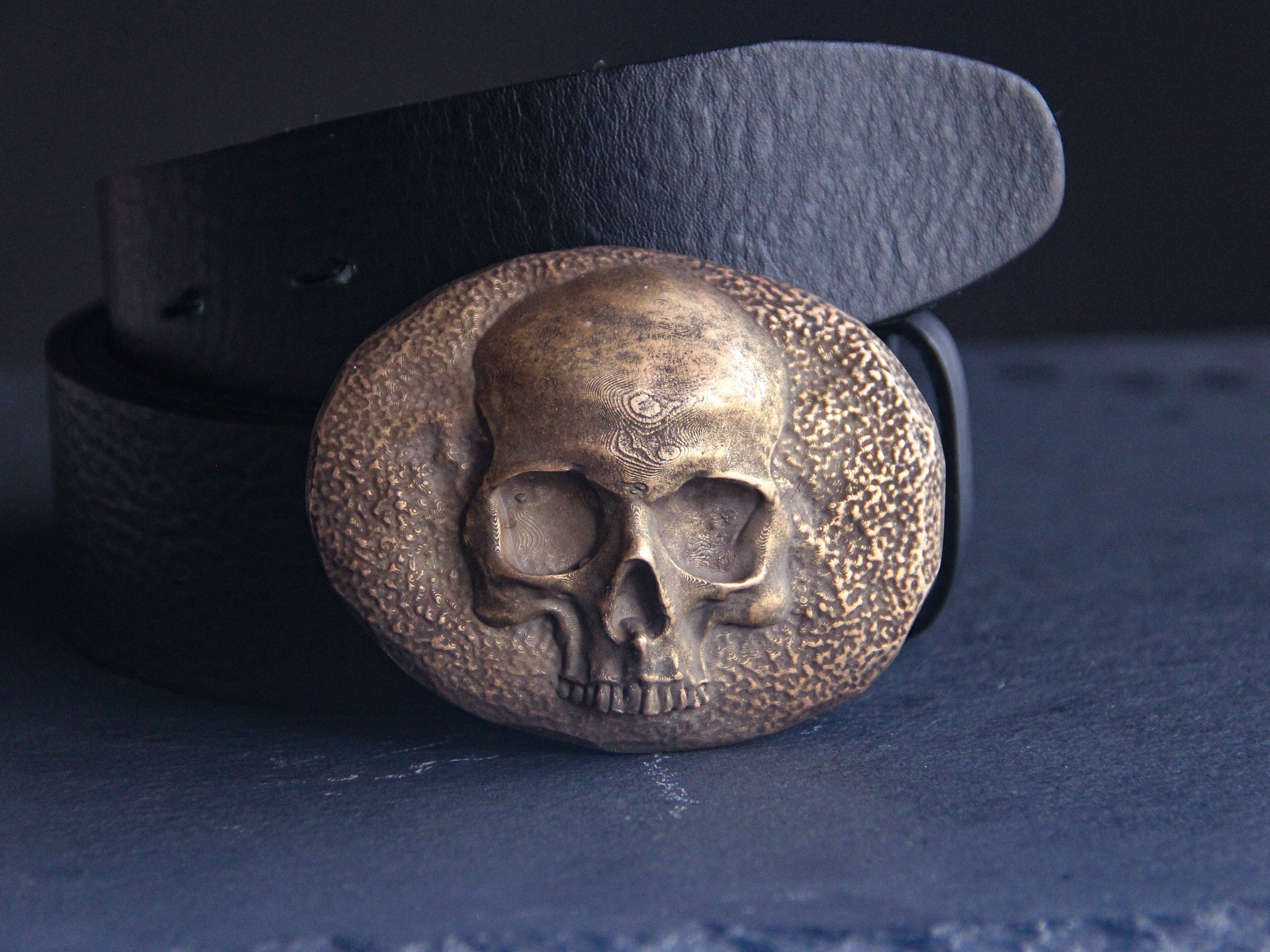 Skull Belt Buckle -exclusive Authors Mens Belts - Genuine Skull Belt Buckle -exclusive Authors Mens Belts - Genuine