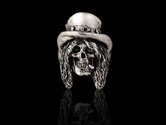 Slash Living The Dream Skull Ring サイズUS9 Guns 'N Roses Slash