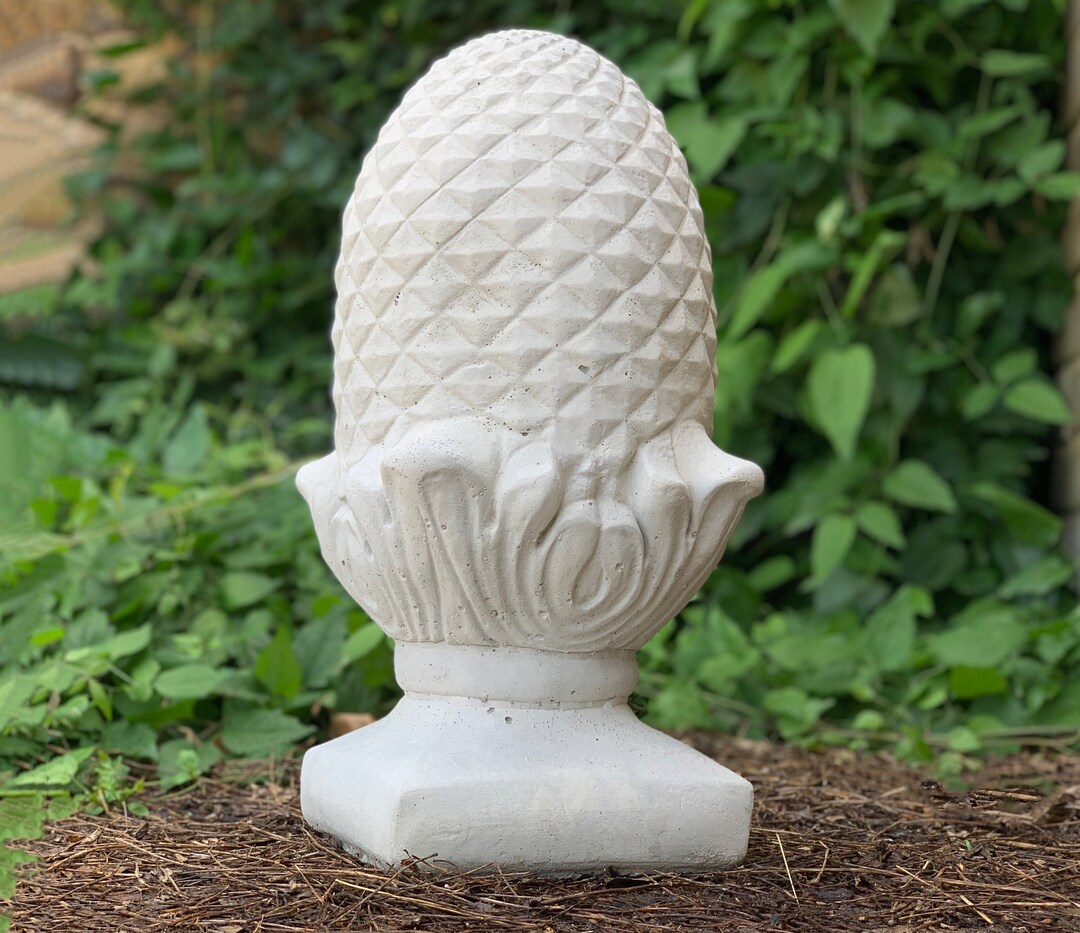 Concrete Acorn Sculpture for Front House Ornament Outdoor Etsy