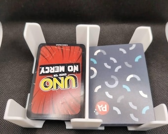 Playing Card Holder | Card Game Organizer | UNO Card Stand | Family Game Night Accessory | Kids Card Holder | 3D Printed