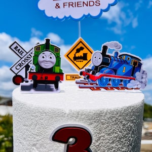 cake topper Thomas, Train Thomas Birthday