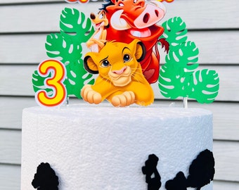König der Löwen Cake Topper, König der Löwen Thema, König der Löwen Herzstück