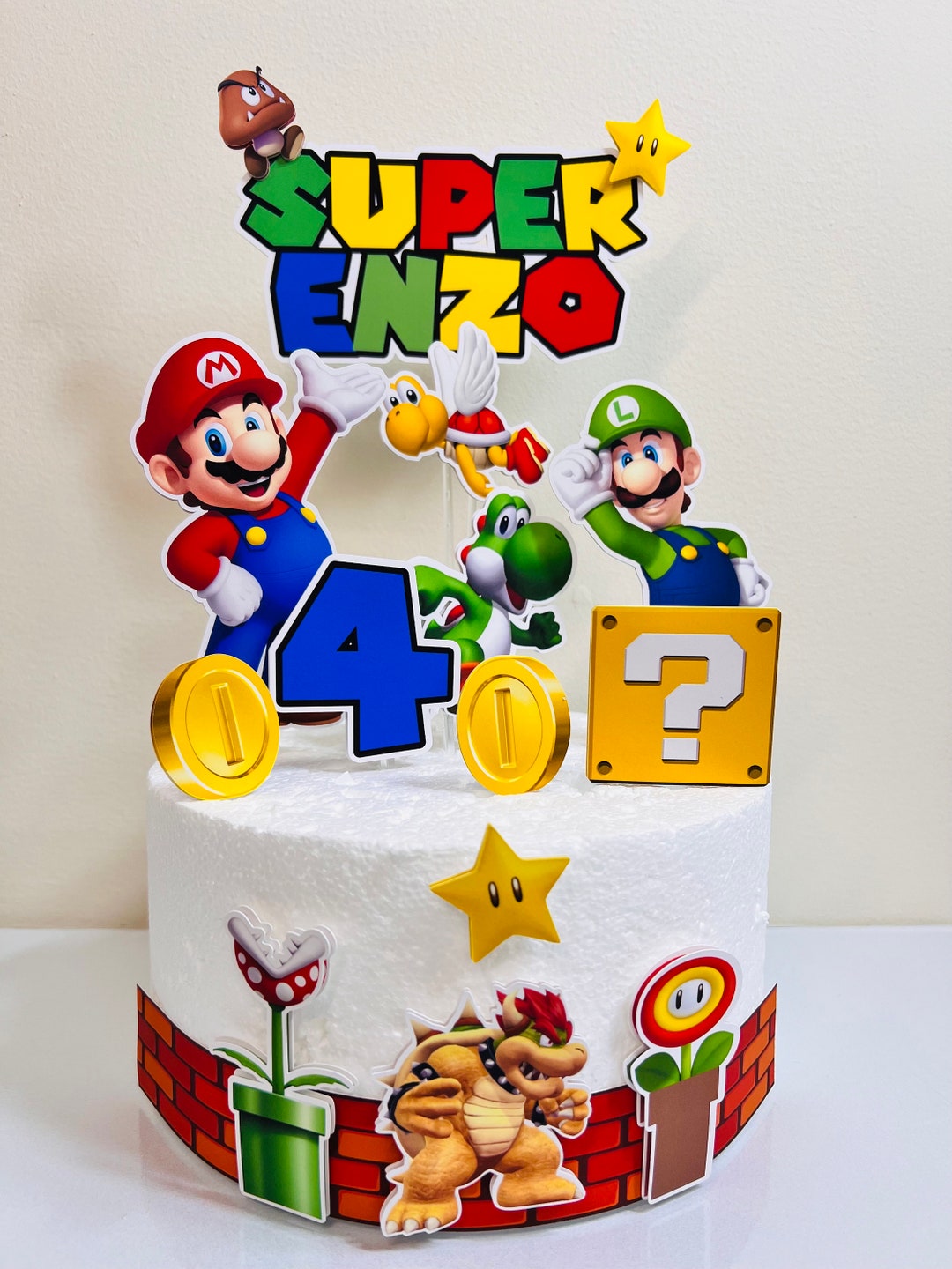 Mario Bros Pinata Inspired Mario Bros Birthday Party Mario Bros Birthday  Decorations Mario Bros Party Supplies Luigi Party -  Finland