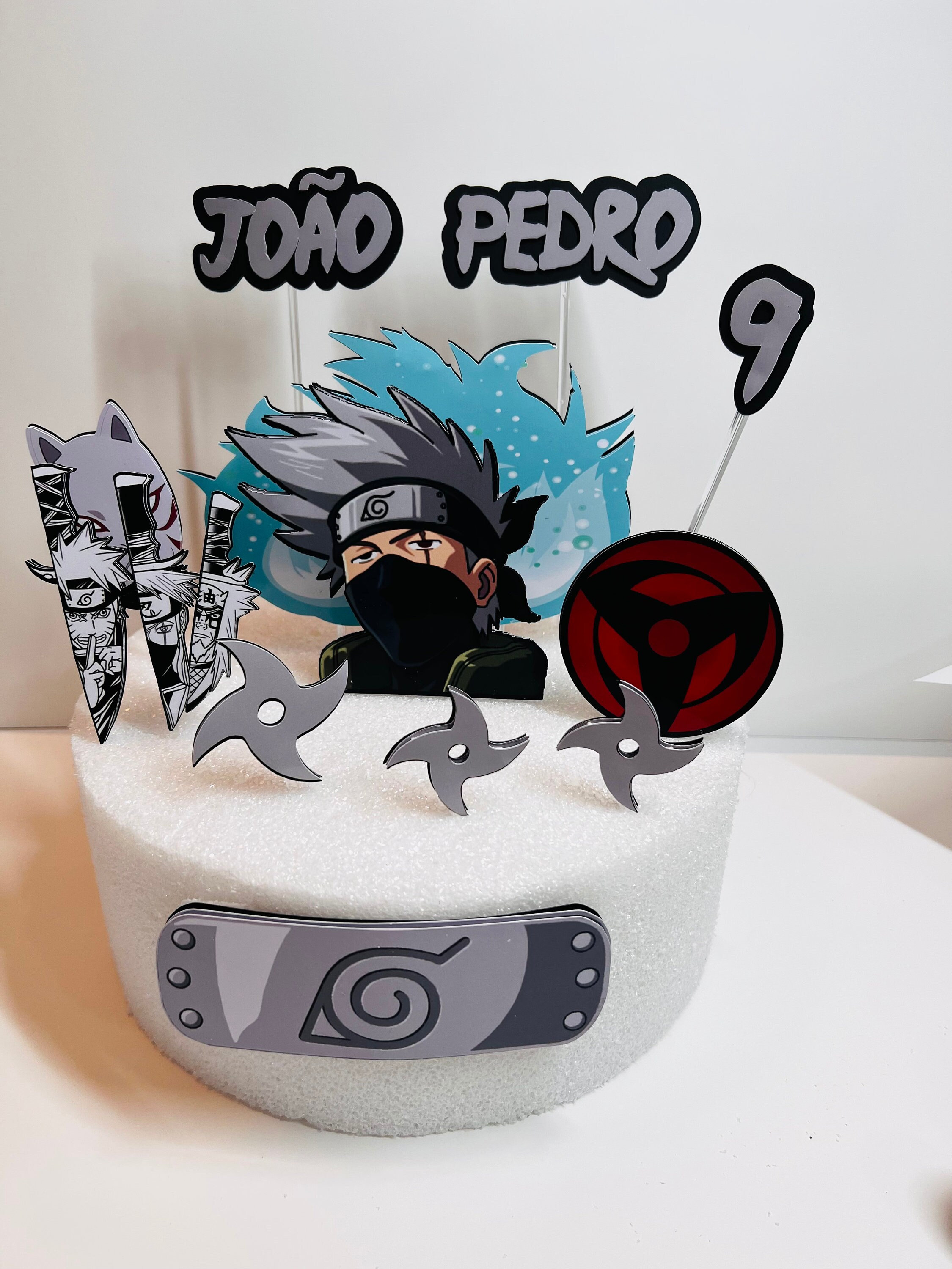 Pin de ALEXANDRA em Naruto cake  Aniversário naruto, Festa naruto