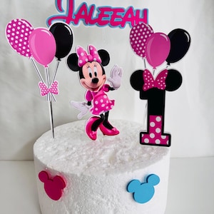 Cake Topper Minnie, Minnie theme