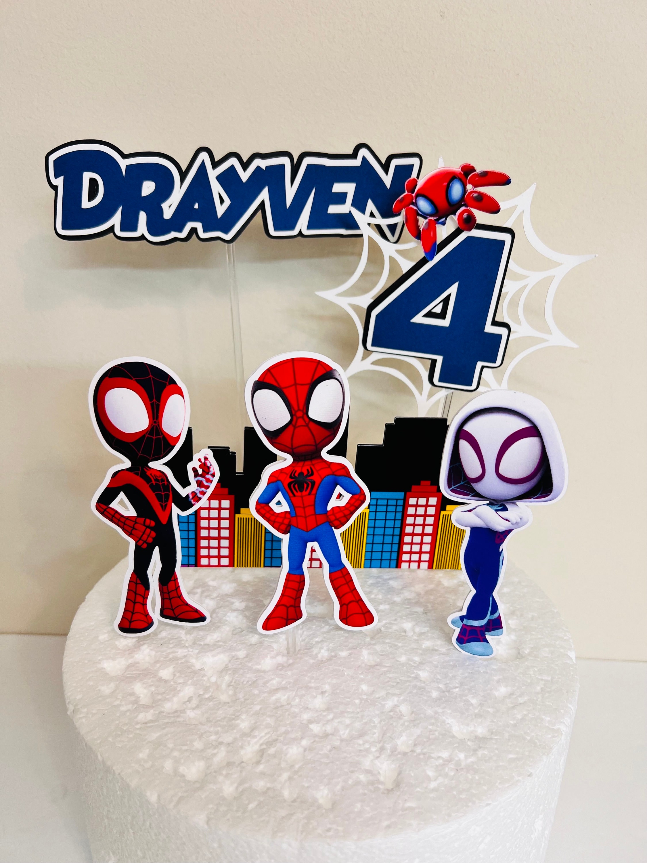 Spidey And His Amazing Friends Cake Topper - PimpYourWorld