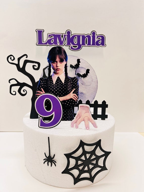 Wednesday Addams cake topper / Wednesday cake topper -  Portugal