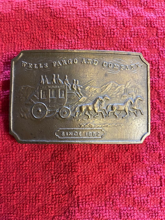 1976 Wells Fargo Belt Buckle