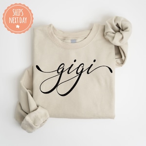 Gigi Sweatshirt - Grandma Hoodie - Nana Sweater - Mothers Day Gift For Grandma - Cute Mom Crewneck - Tia Gifts - Birthday Gift For Gigi Bild 2