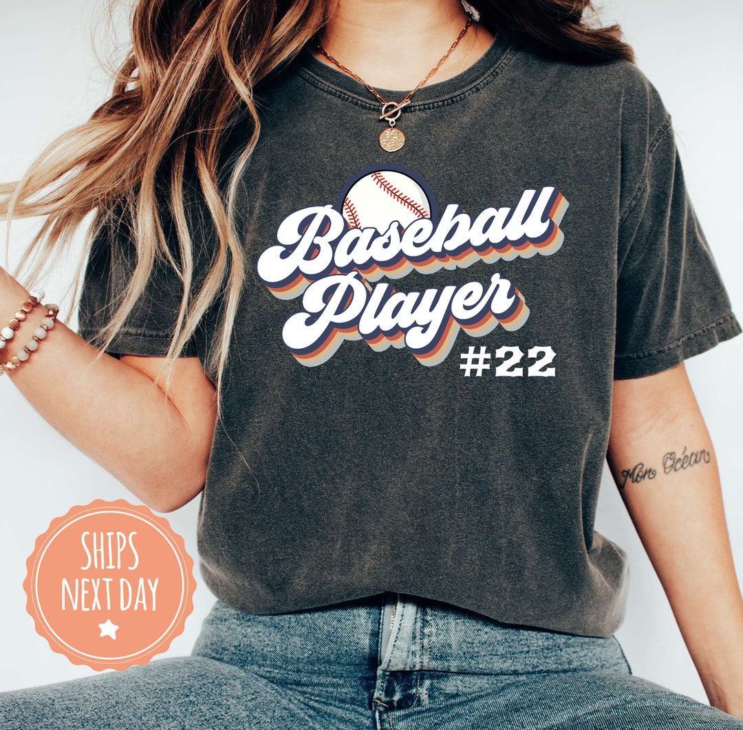 Custom Baseball Player Shirt Personalized Baseball Number Tshirt