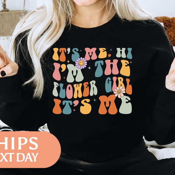 Flower Girl Hoodie Etsy