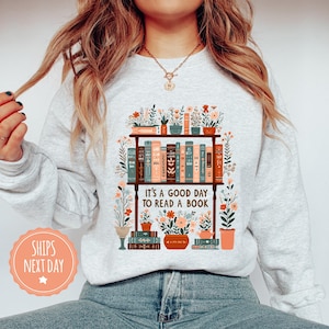 Retro Teacher Sweatshirt - Teacher Crewneck - Bookish Hoodie - Book Lover - Teacher Appreciation Gifts - Back To School - Teacher Team Gifts