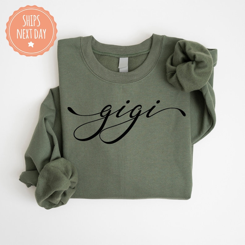 Gigi Sweatshirt - Grandma Hoodie - Nana Sweater - Mothers Day Gift For Grandma - Cute Mom Crewneck - Tia Gifts - Birthday Gift For Gigi Bild 3