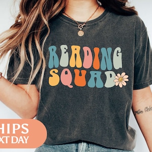 Reading Squad Shirt - Reading Team Shirt - Book Club Tee - Reading Teacher Gift - Librarian Gift - Gift For Readers - Book Lover Gift -97047