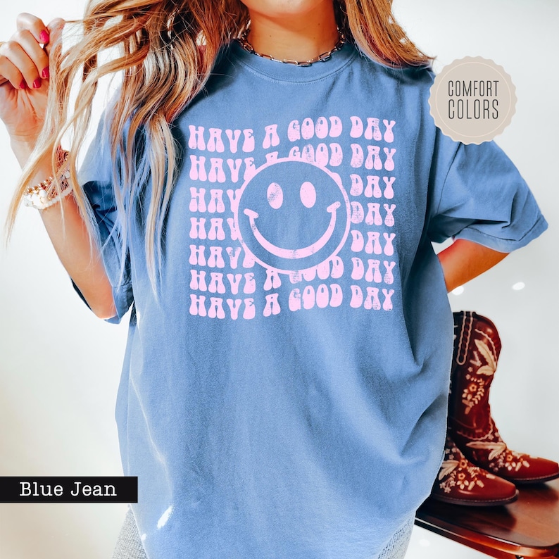 Comfort Colors® Preppy Clothes For Girls: Trendy Shirt For Women, Aesthetic Graphic Tee, Cute Shirts For Teen Girls, Summer Vacation Outfit image 2