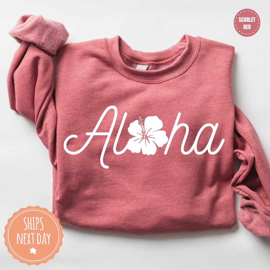 Sweat-shirt Fille INA – Hawaii Girl, Rose, XL, Capuche, « Living In A MN World » (occasion)