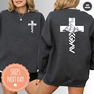 God Sweatshirt - God Is Greater Than The Highs and Lows Crewneck - Christian Apparel For Men - Faith Hoodie - Religious Gifts For Her