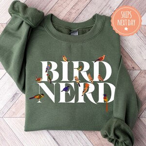 Bird Nerd Sweatshirt - Bird Watching Hoodie - Bird Lover Crewneck - Nature Lover Gift - Funny Bird Watcher Shirt - Gift For Bird Lover