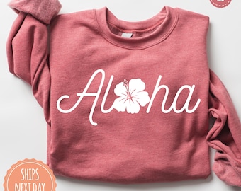 Aloha Sweatshirt - Hawaii Crewneck - Hawaii Family Vacation Hoodie - Hawaii Trip Gifts - Hawaiian Sweaters - Hawaii Vacation Gifts