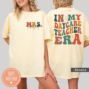 Custom In My Daycare Teacher Era Shirt - Childcare Tshirt - Daycare Comfort Colors Tee - Daycare Provider Gift - Gift For Daycare Teacher image 1