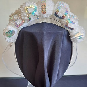 Handmade bridal veil for a henparty