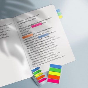 Transparent sticky notes