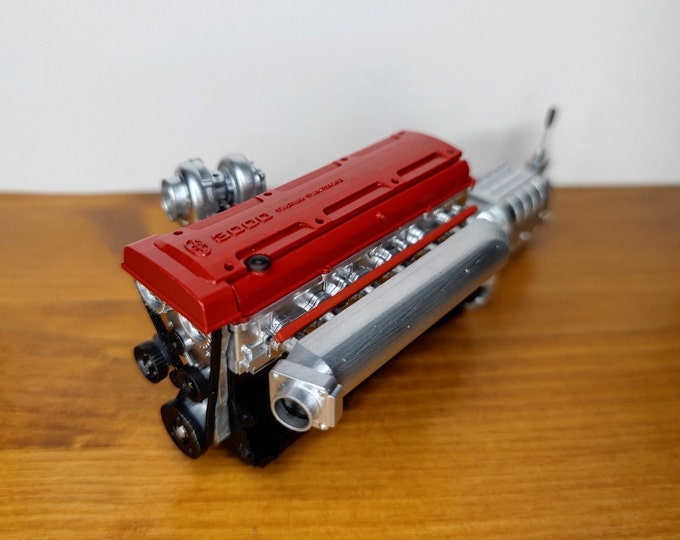 Toyota 2JZ GTE Tuned Engine 1/8 Scale - Etsy