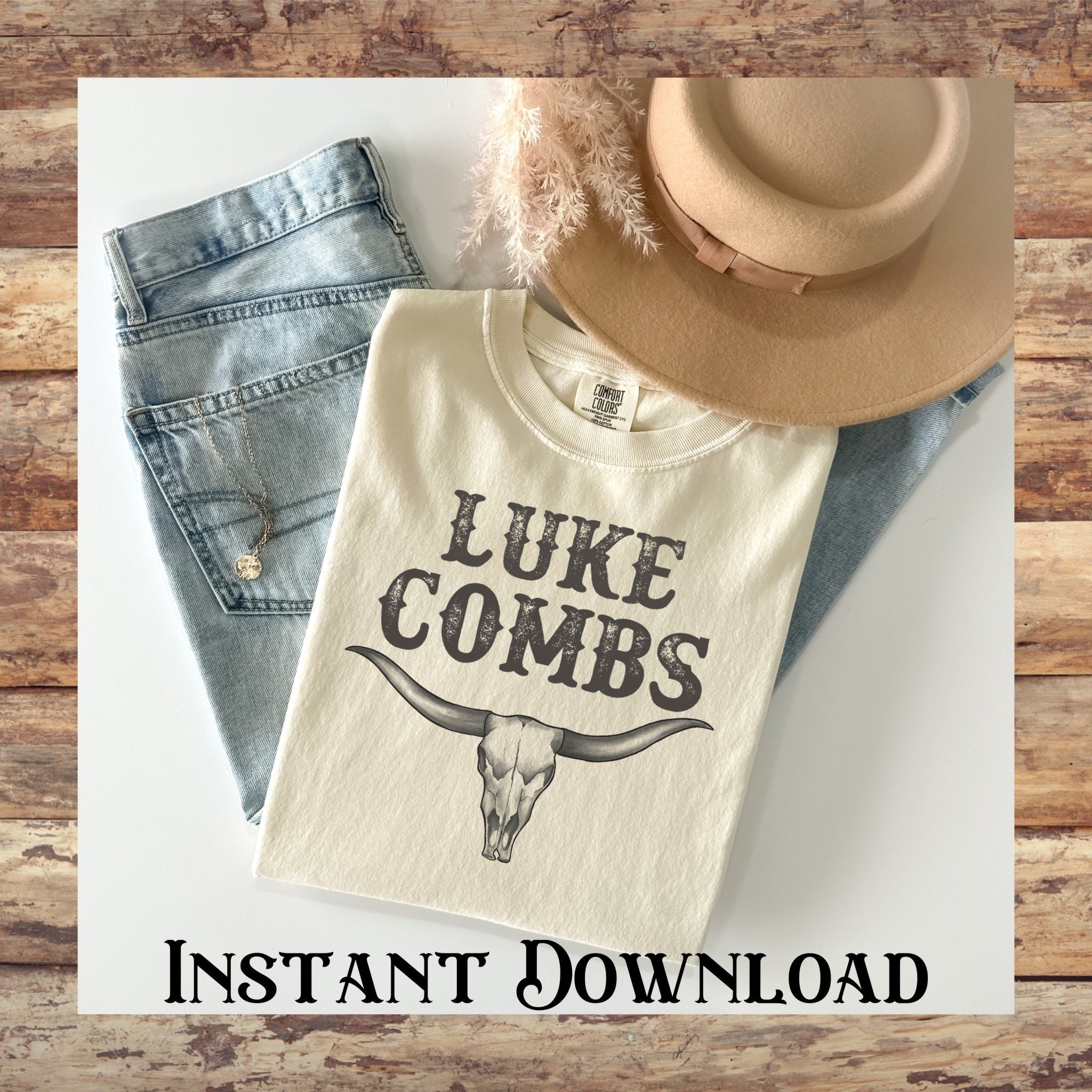 Luke Combs Shirt Design, Luke Combs Concert Shirt Design, Luke Combs Instant Download Etsy