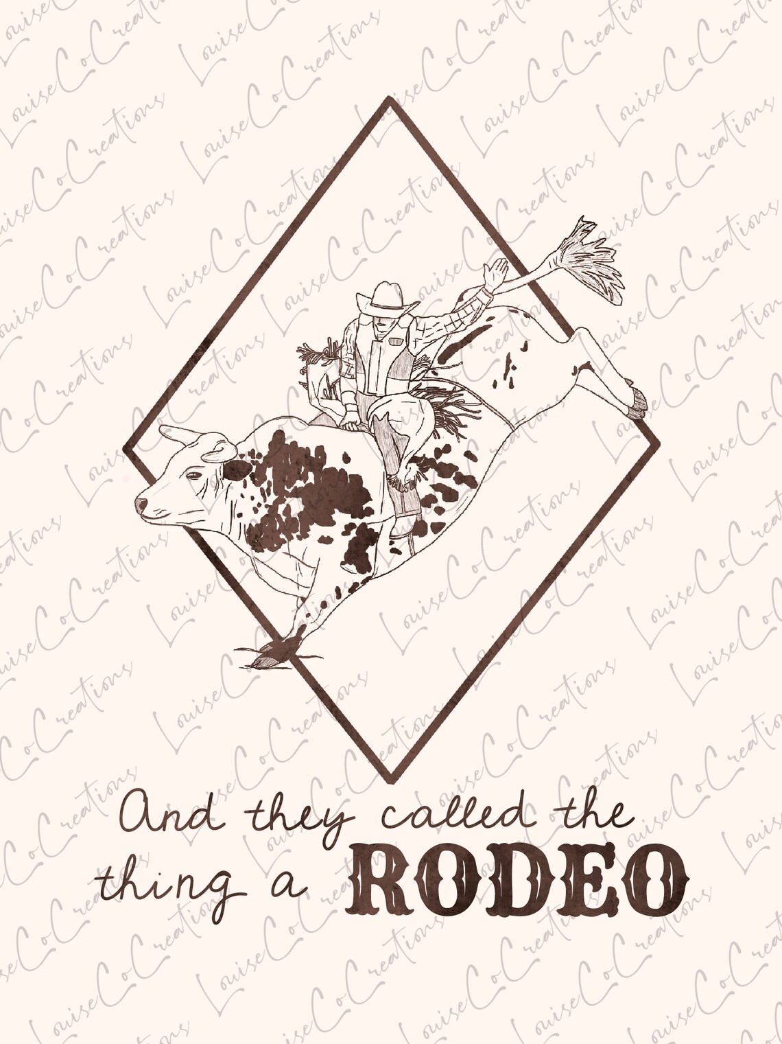 Rodeo Design, Bullriding PNG, Rodeo Sublimation Design, Rodeo Shirt ...