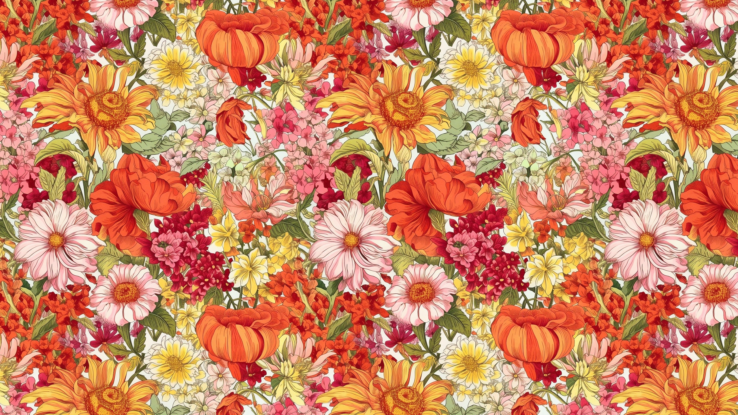vibrant-summer-digital-x4-paper-set-journal-paper-printable-seamless