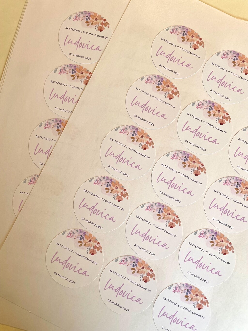 100 Etichette Rettangolari Personalizzate Per Bomboniere E Regali – Cartellini Kraft 7x4,5 Cm – Darling Souvenir