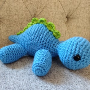 Dinosaur crochet PATTERN  - dinosaur amigurumi - crochet dinosaur plush - stuffed dinosaur toy pattern - crochet dino - pdf crochet pattern