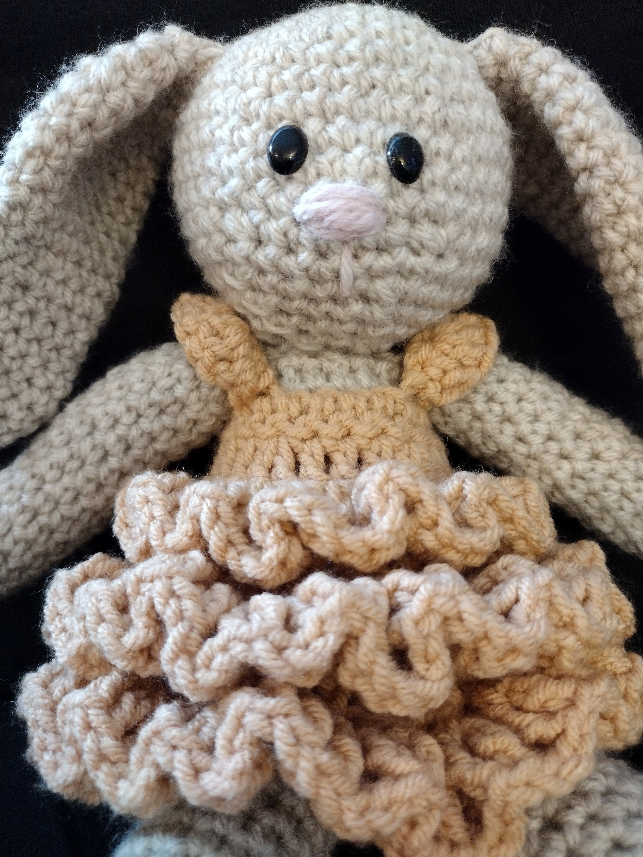 Rabbit Amigurumi PATTERN Rosalina Rabbit Crochet Bunny With Ruffle ...