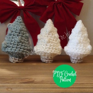 No sew Christmas Tree crochet PATTERN - crochet christmas decor - crochet Christmas tree - Bobble Christmas tree - Christmas crochet pattern