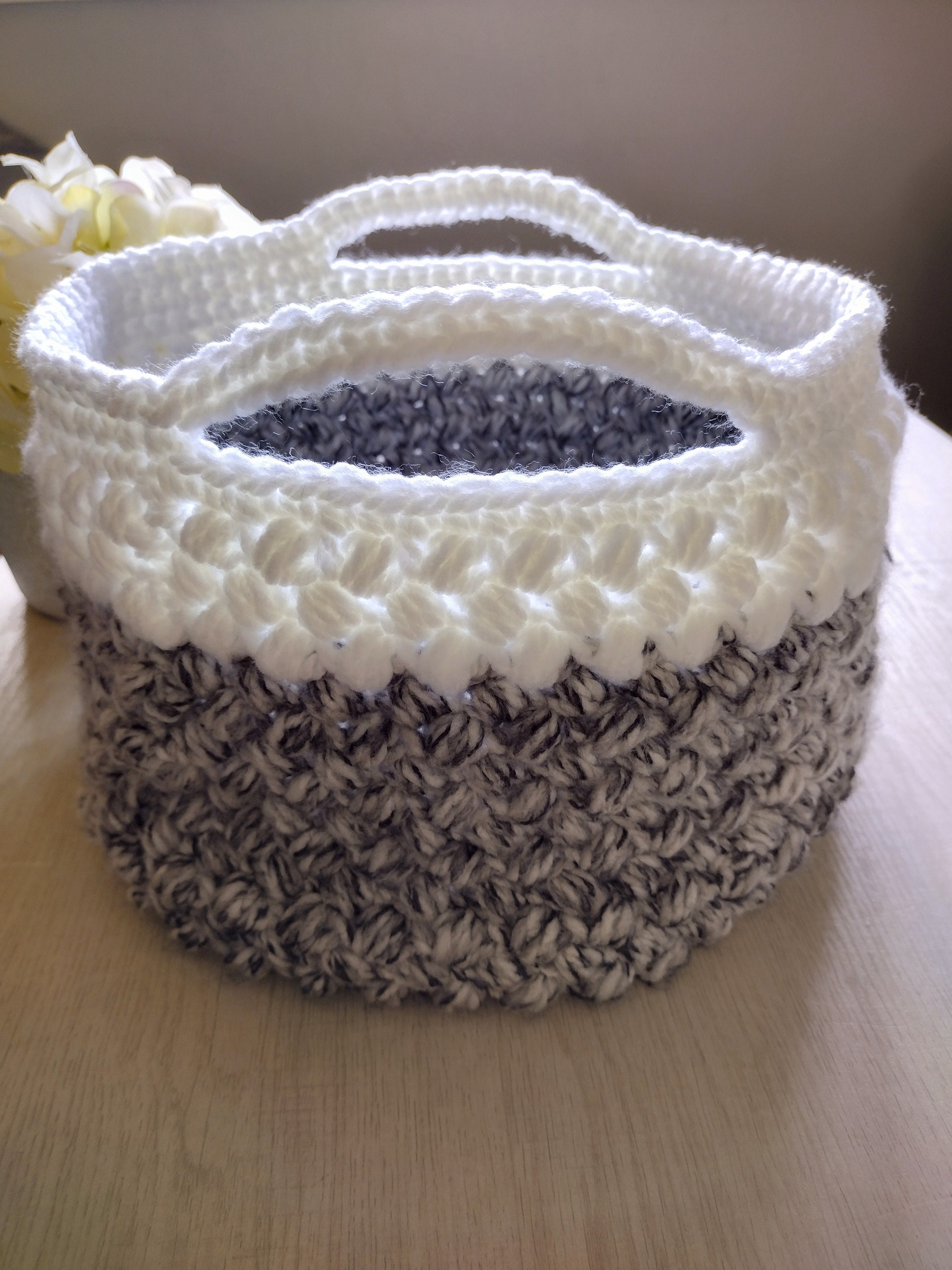 Crochet Storage Basket Pattern – 10 Inch Round Basket (PDF Pattern) - Etsy