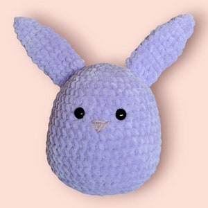 Bunny Squishy crochet PATTERN - crochet plushy - amigurumi bunny - crochet stuffed bunny - bunny crochet pattern - pdf crochet pattern