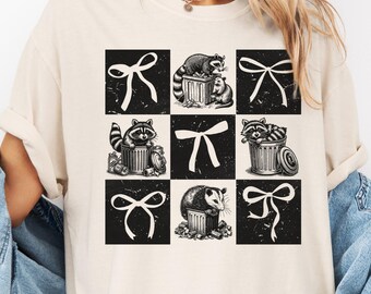 Funny Raccoon Shirt, Feral Possum Comfort Colors Shirt, Funny Gift for Feral Girl Sweatshirt, Oversized Trendy Feral Tee