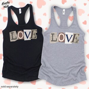 Cute Gym Tank Top, Workout Gym Friends Racerback Tank Top, Best Friends Shirts, Gym Love, Gift for Gym Friend, Wife Girlfriend Gift