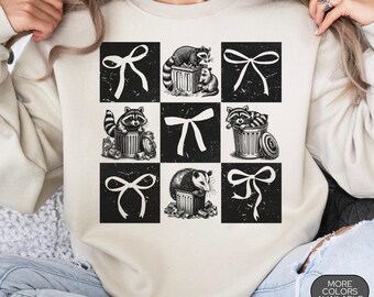 Funny Raccoon Shirt, Feral Possum Comfort Colors Shirt, Funny Gift for Feral Girl Sweatshirt, Oversized Trendy Feral Tee