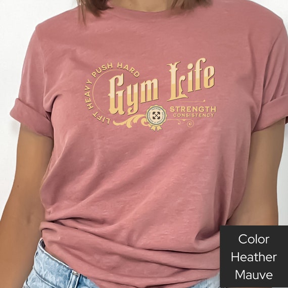 Gym Shirts for Him Weightlifting Tee Workout Shirt Gifts for Her Gifts for  Men Fitness Gym Presents Fitness Shirt for Women 