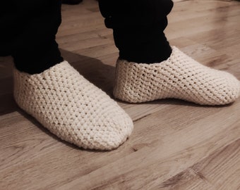 Crochet slippers knitted socks handmade granny slippers toasties house shoes