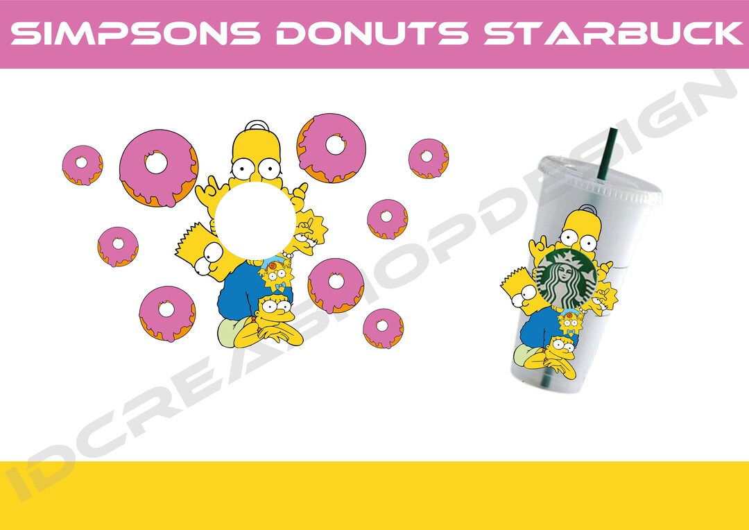 Simpsons Full Wrap SVG a Complete Wrap Design for Starbucks Etsy