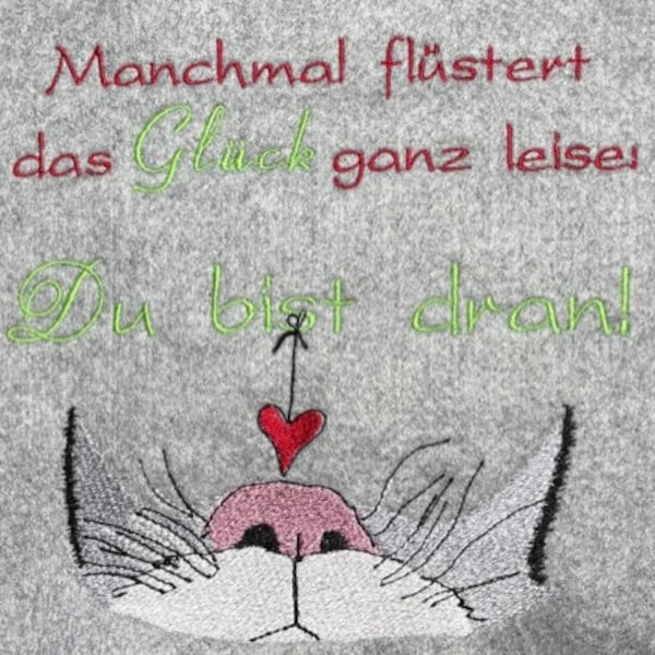 Stickdatei sprüche Etsy.de