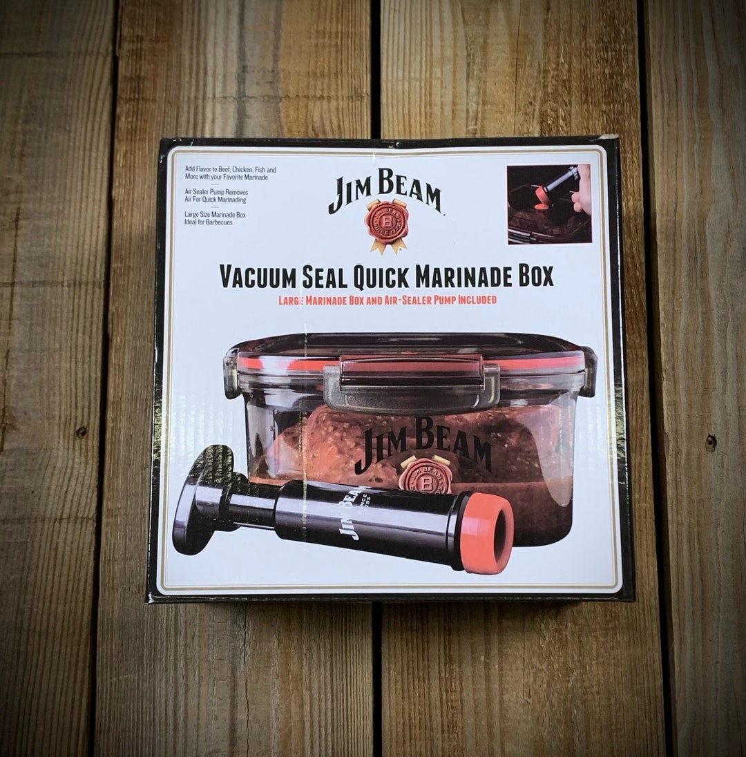 Jim Beam Vacuum Sealed Pump Removes Air From the Marinade Etsy